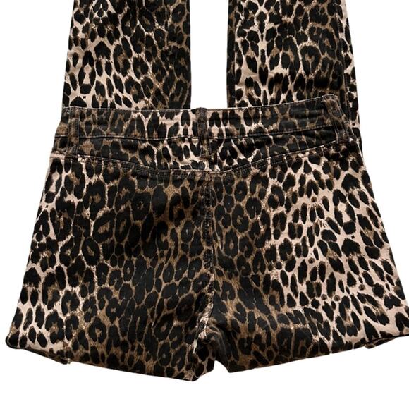 Ashley Mason Pants Leopard Cheetah Animal Print Cargo Skinny Pants Junior 7 - Picture 10 of 12